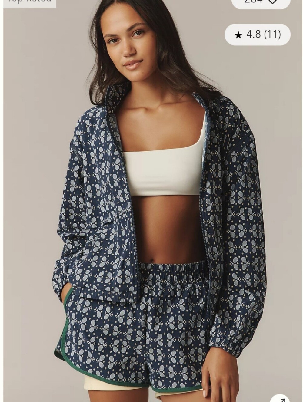 NWT Tretorn X Anthropologie Activewear Jacket 🌸 Size 1X